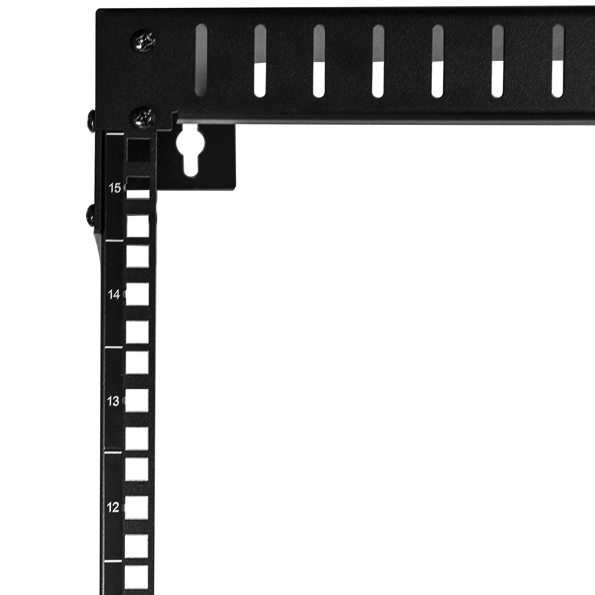 rk15wallo StarTech.com Black 15 U Steel Server Rack , with 2 Post Frame, 30.5 mm, 775 mm Height 775 mm