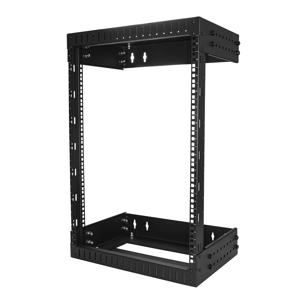StarTech.com Black 15 U Steel Server Rack , with 2 Post Frame, 20.1 in, 773 mm Height 19.8 in