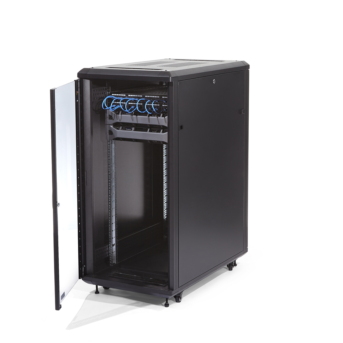 rk2536bkf StarTech.com 25 U-Rack Server Cabinet 600 mm, 1000 mm 1200 mm