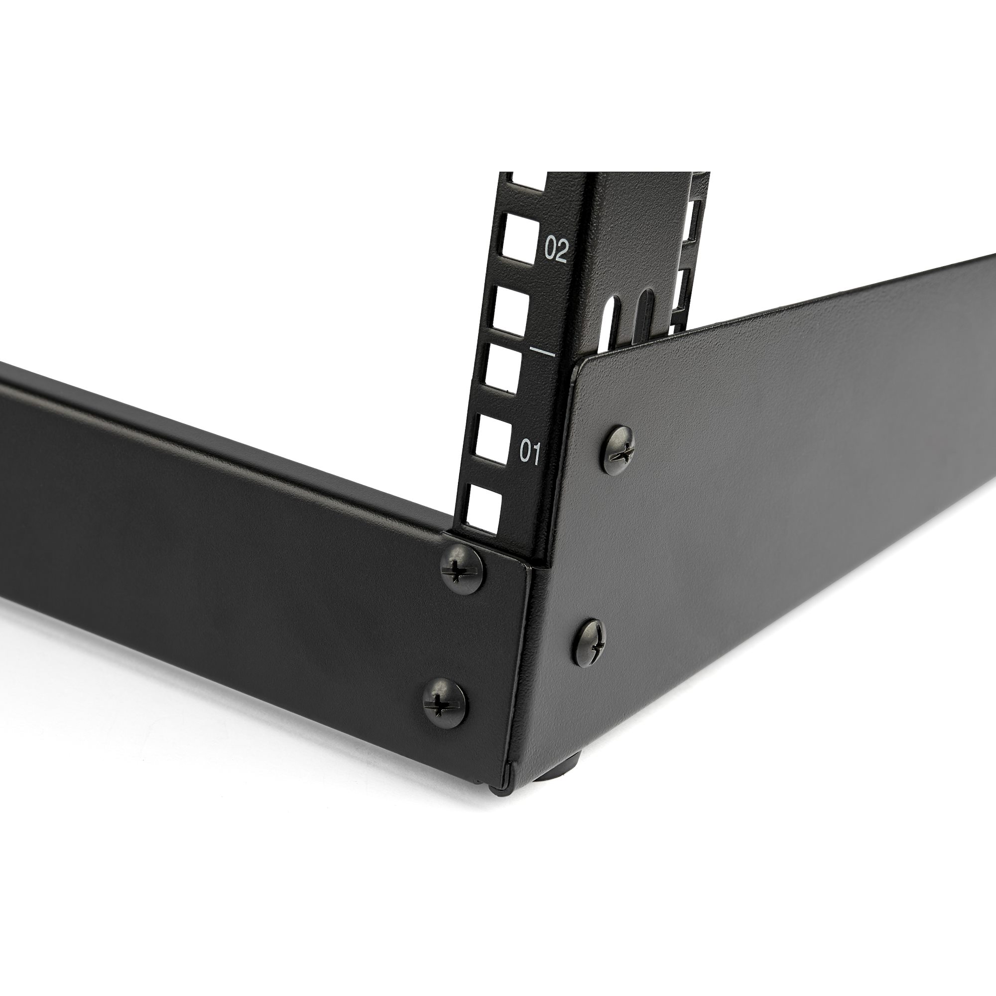 rk4od StarTech.com RK Series Black 4 U Steel Server Rack , with 2 Post Frame, 34.3 mm, 235 mm Height 50 mm
