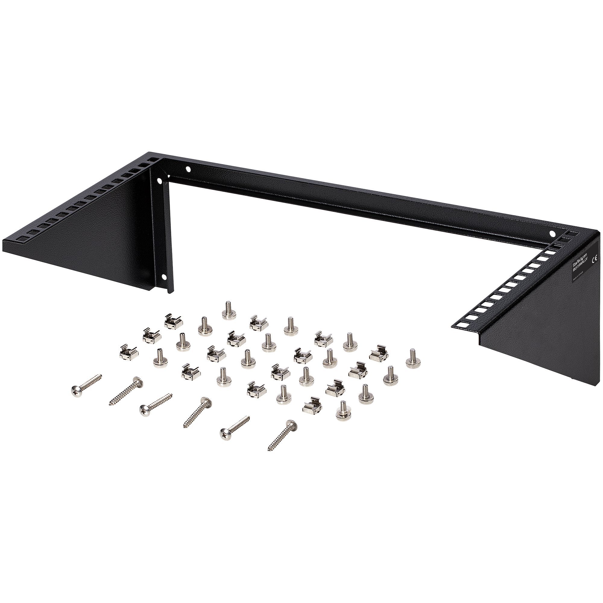rk519wallv StarTech.com RK Series Black 5 U Steel Server Rack , with 2 Post Frame, 500 mm, 150 mm Height 235 mm