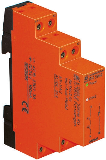 Dold RK 5942, 24V dc Safety Relay, 1 NO Safety Contacts