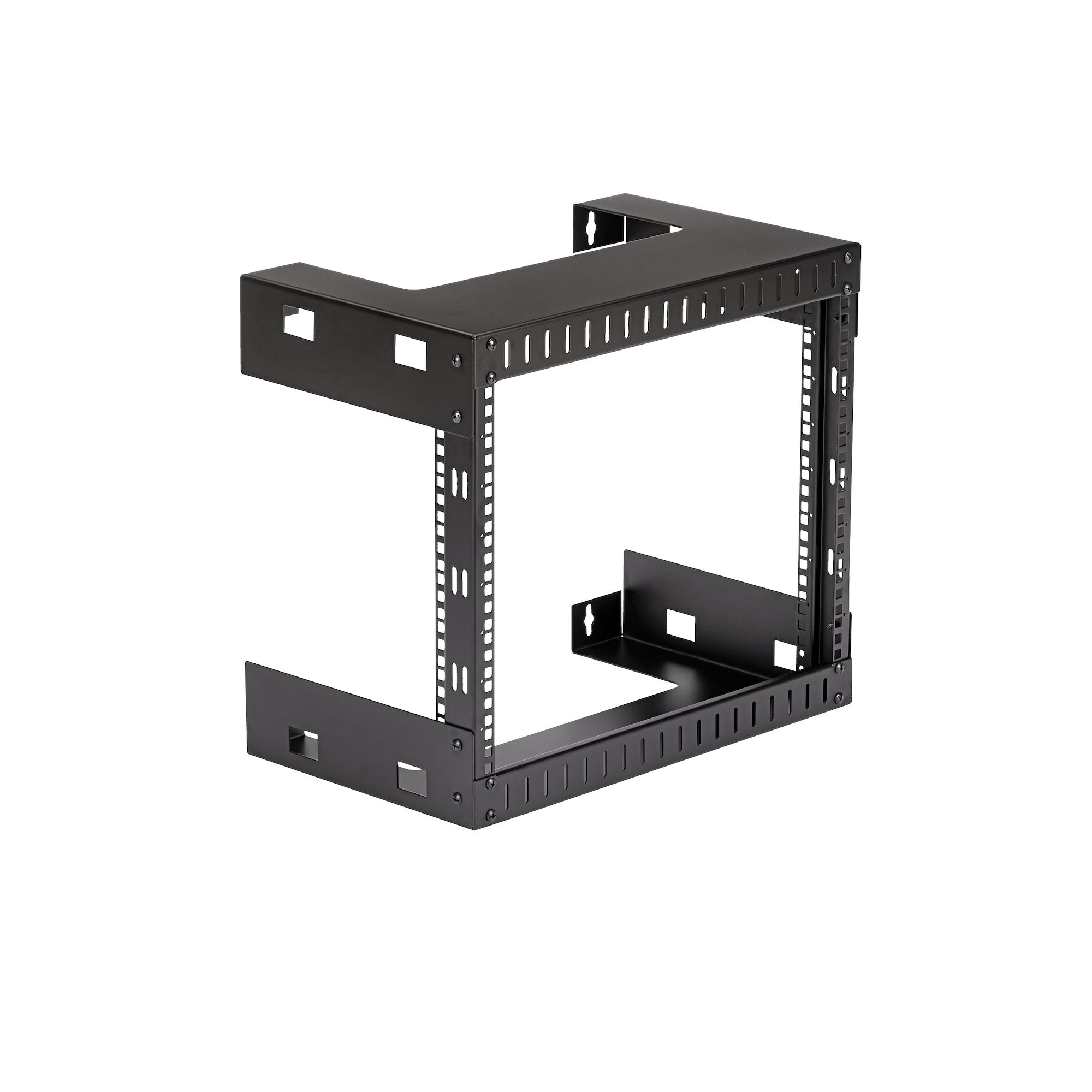 rk812wallo StarTech.com Black 8 U Steel Server Rack , with 2 Post Frame, 304.8 mm, 451 mm Height 451 mm