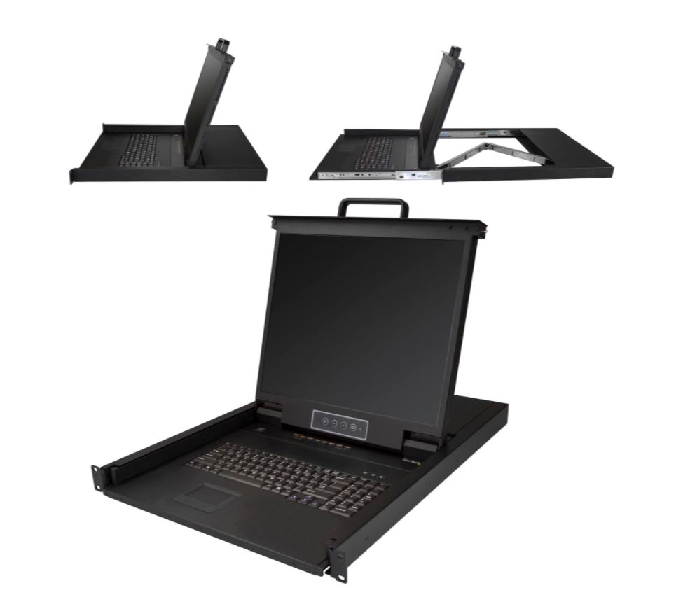 rkcons1908k StarTech.com 8 Port 1 Displays VGA Console 1280 x 1024 pixel Maximum Resolution