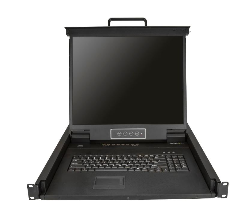 rkcons1908k StarTech.com 8 Port 1 Displays VGA Console 1280 x 1024 pixel Maximum Resolution