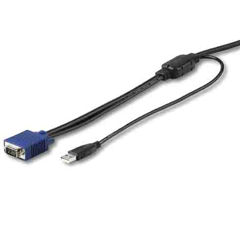 rkconsuv6 StarTech.com Male VGA to Male USB Type A KVM Cable