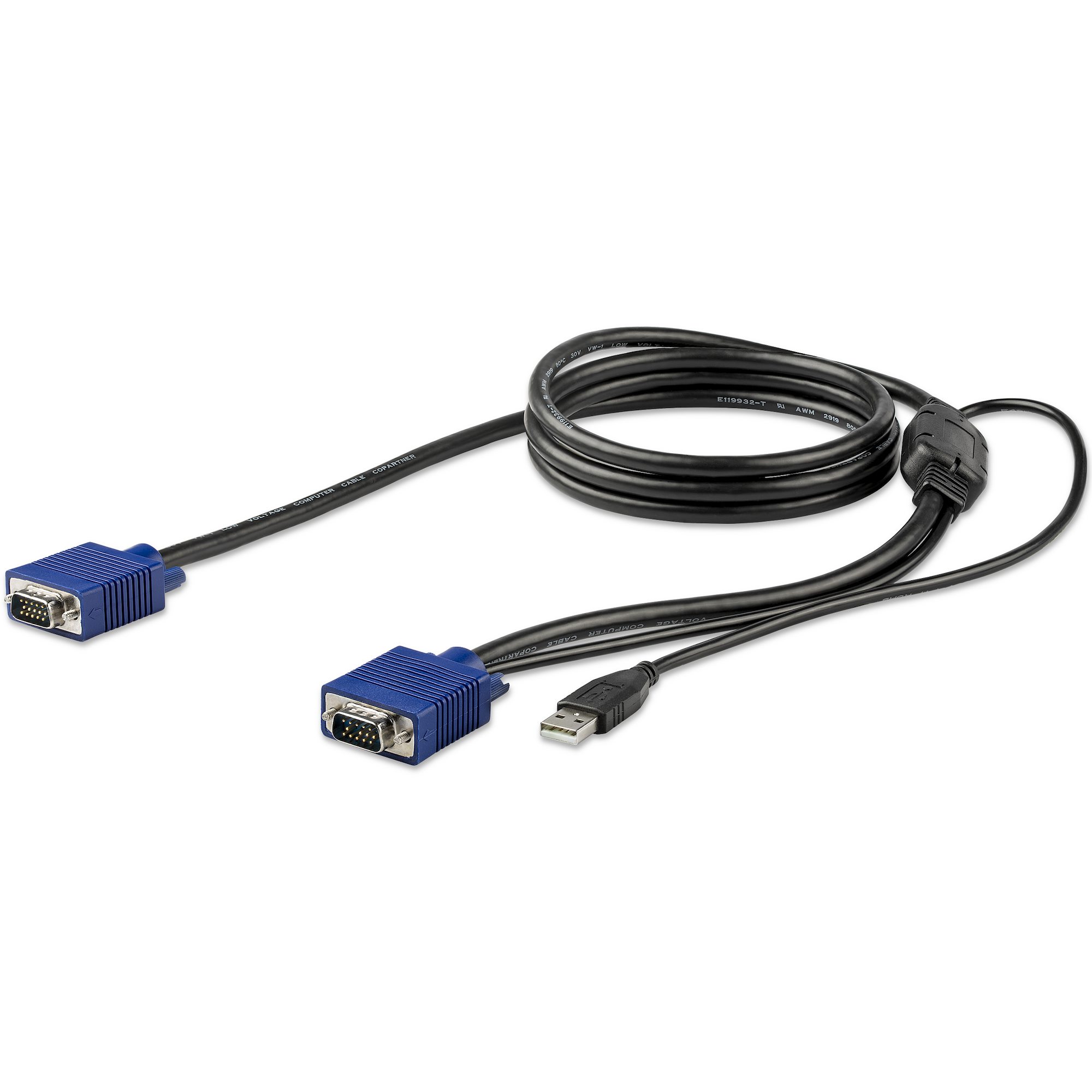 rkconsuv6 StarTech.com Male VGA to Male USB Type A KVM Cable