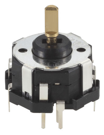 Alps Alpine 4-Axis Joystick Lever Momentary, 50 V ac, 5 V dc, 10mA