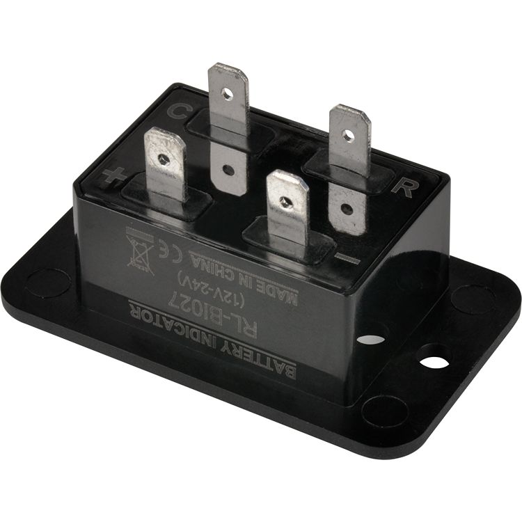 rl-bi028-12-24vdc Runleader RL Series Digital Voltmeter DC, 25 mm, 37 mm