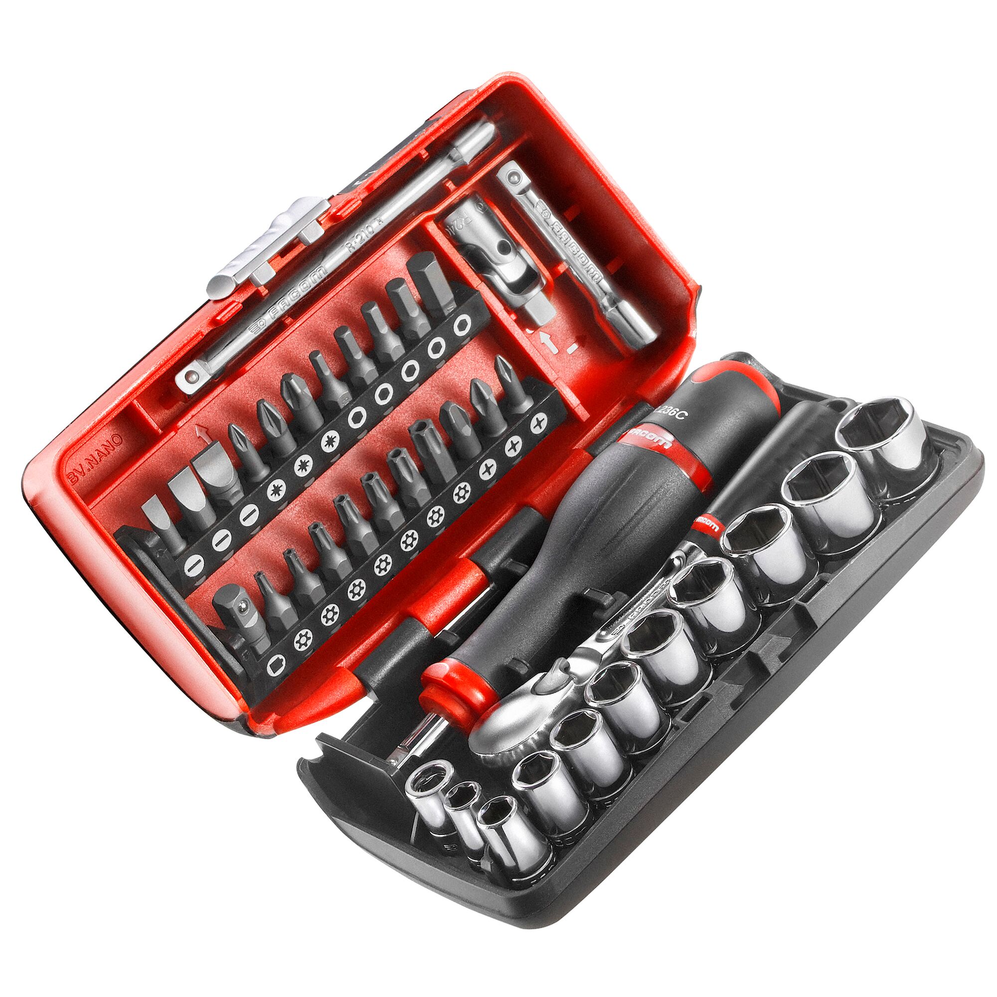 Facom 38-Piece 1/4 in 6 Point Socket Set