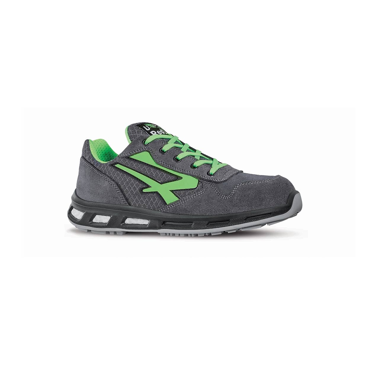UPower POINT Unisex Green Aluminium Safety Trainer, UK 10, EU 44