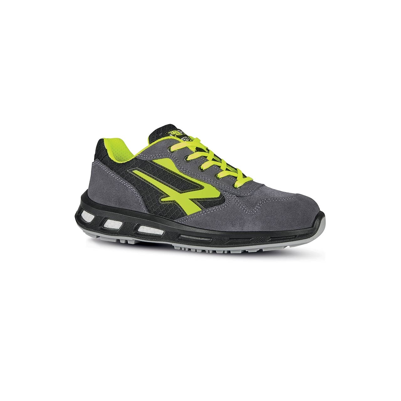 UPower RL20386 Unisex Yellow, Grey Aluminium Safety Trainer, UK 6, EU 39