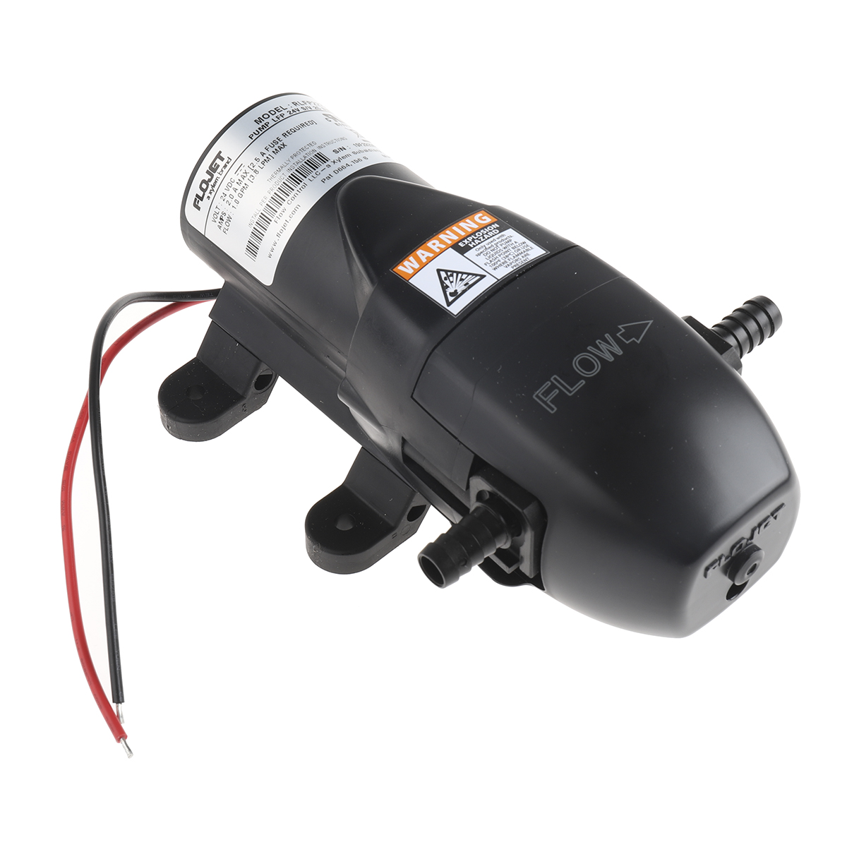 Xylem Flojet Diaphragm Electric Positive Displacement Pump, 3.8L/min, 2.5 bar, 24V dc