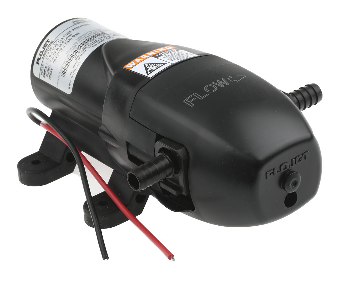 Xylem Flojet Diaphragm Electric Positive Displacement Pump, 3.8L/min, 2.5 bar, 12V dc