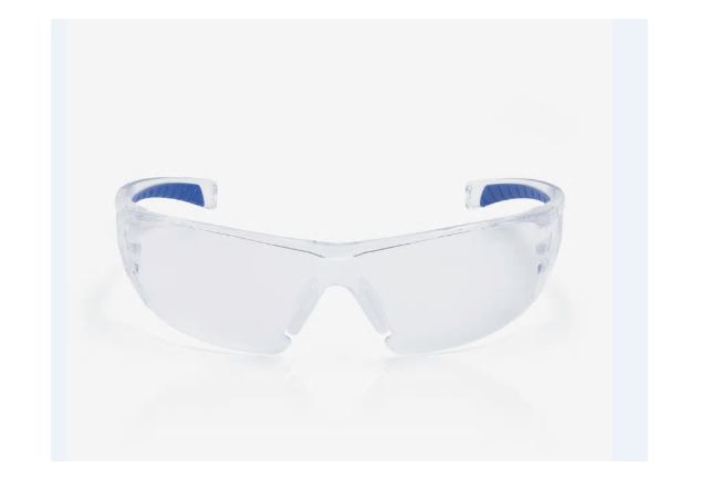 Riley KOSMA Safety Glasses, UV Protection, Anti-Mist, Grey Polycarbonate Lens, Thermoplastic