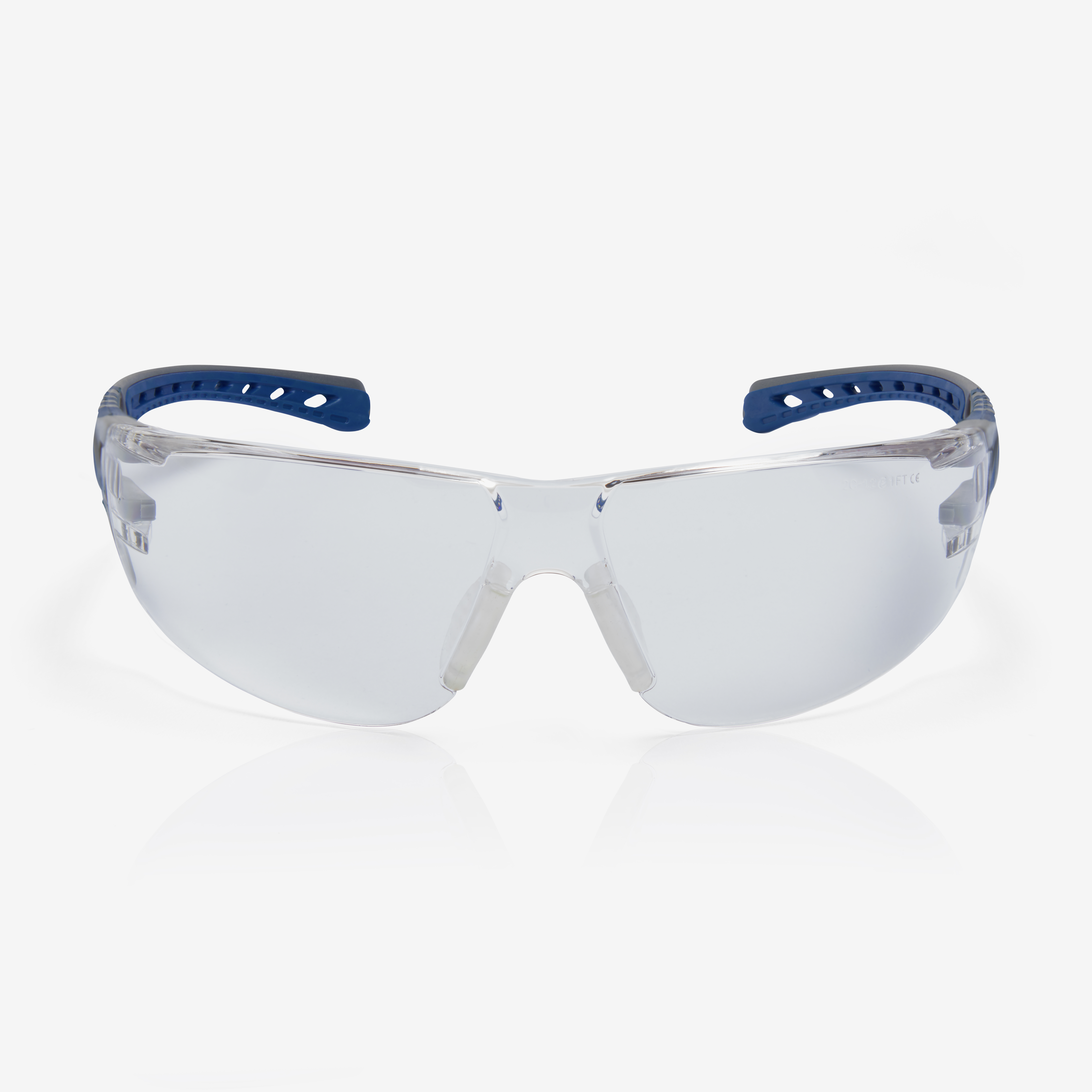 Riley STREAM EVO ECO Safety Glasses, Impact Resistant, Moisture Resistant, UV Resistant, Clear Polycarbonate Lens,