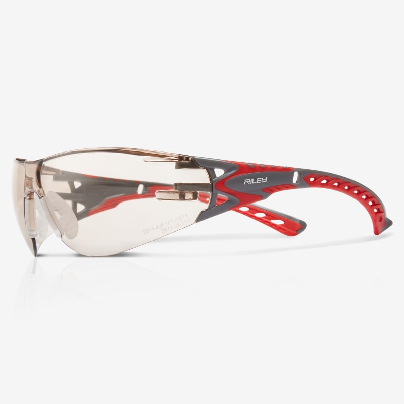 Riley STREAM EVO SMALL Safety Glasses, Moisture Resistant Polycarbonate Lens, Thermoplastic