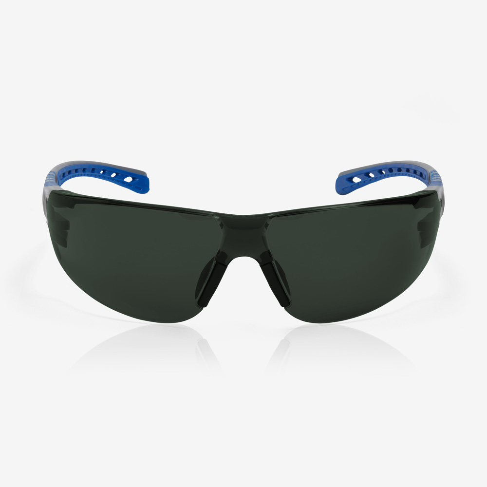 Riley STREAM EVO Safety Glasses, UV Protection, Anti-Mist, Black Polycarbonate Lens, Thermoplastic