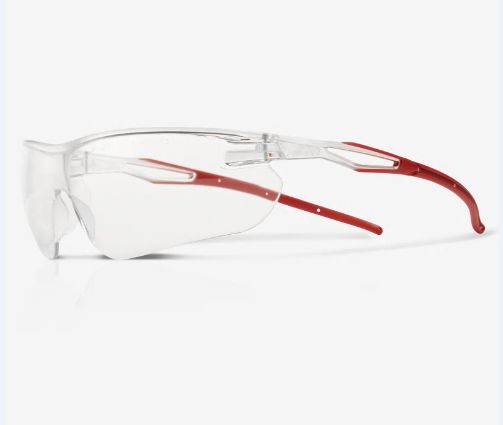 Riley LIGERA Safety Glasses, Anti-Mist, Blue Polycarbonate Lens, Thermoplastic Elastomer, Polycarbonate
