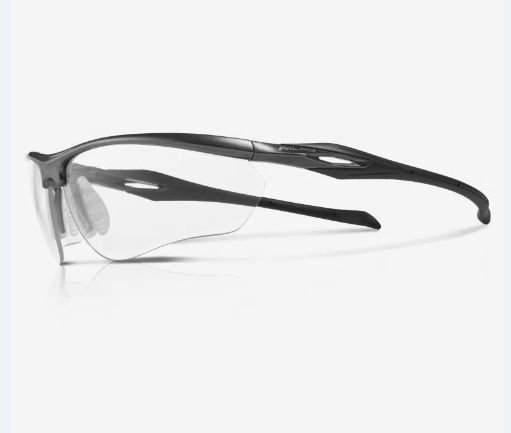 Riley CYPHER Safety Glasses, UV Protection, Anti-Mist, Blue Polycarbonate Lens, Polycarbonate, Thermoplastic Rubber