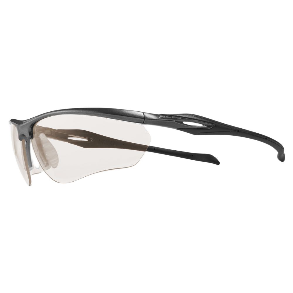 Riley CYPHER Safety Glasses, Moisture Resistant, Black Polycarbonate Lens, Polycarbonate