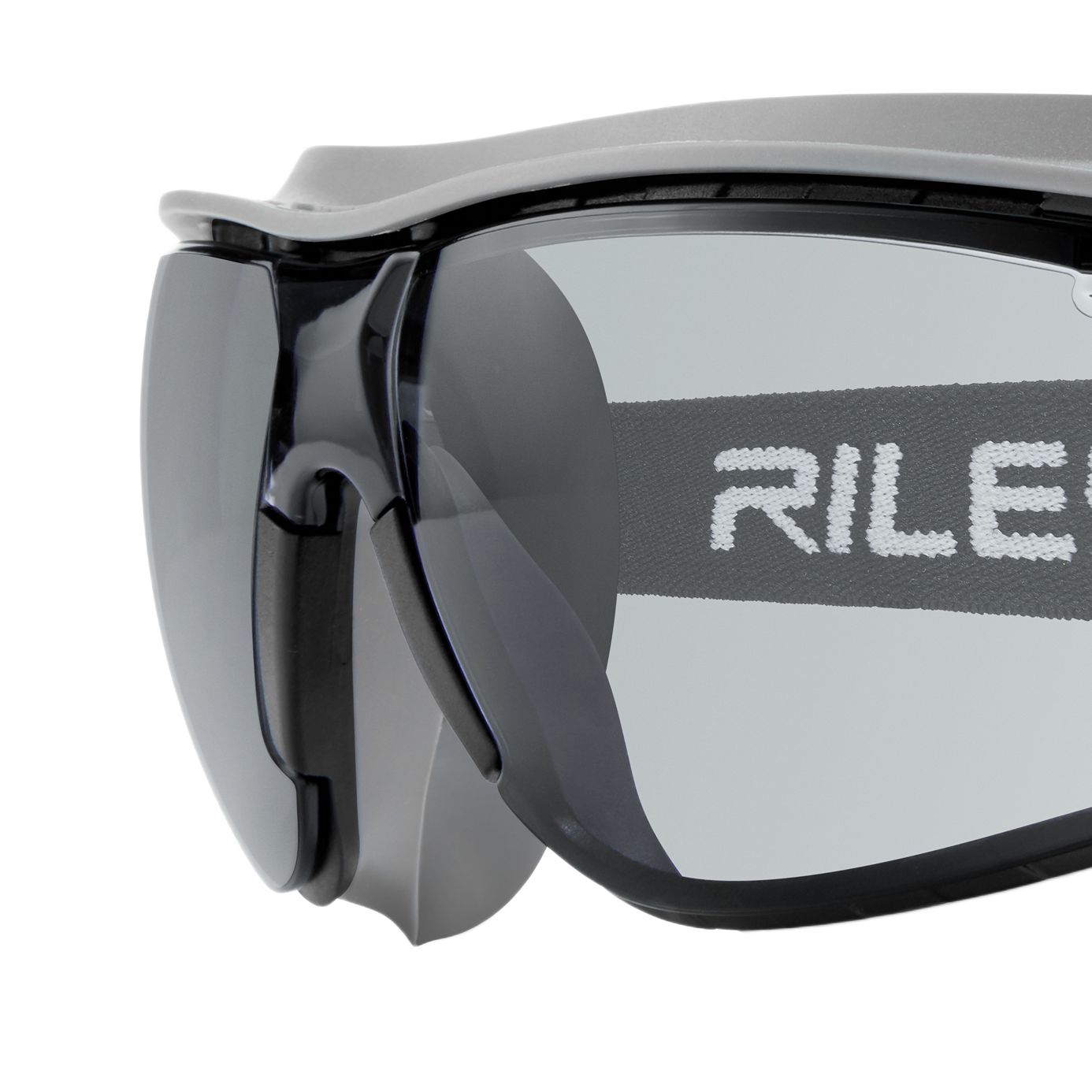 rly00581 Riley Riley Sparta Safety Glasses, Grey Polycarbonate Lens, Thermoplastic Elastomer, Thermoplastic Tr90