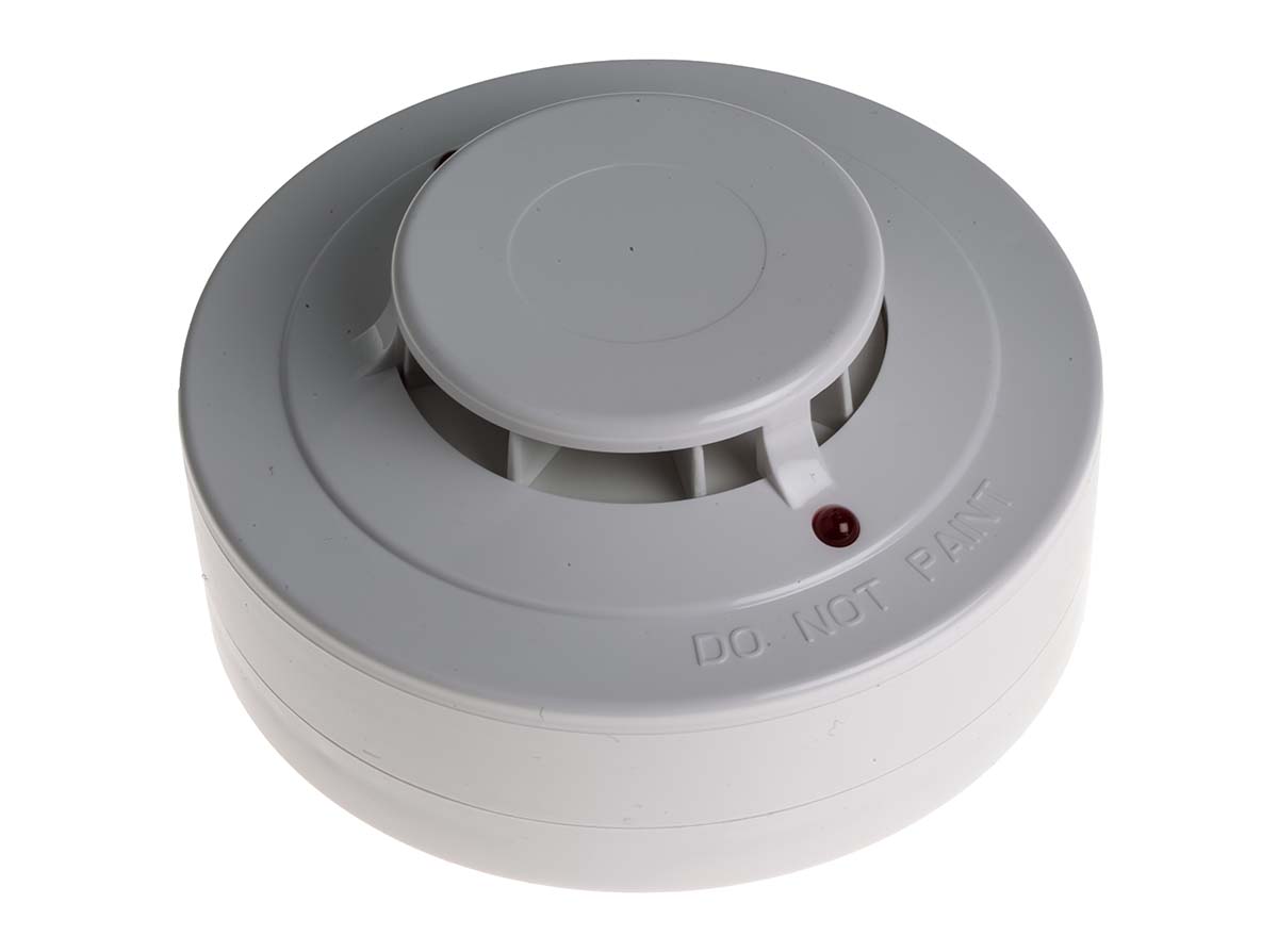 ABUS Security-Center Polycarbonate Flame Sensor Heat Detector, 12 V dc