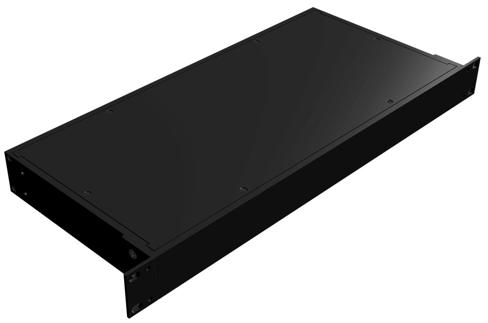 Hammond, 1 U 19 in Rack Mount Case RM Ventilated 44 mm, 422 mm 203 mm