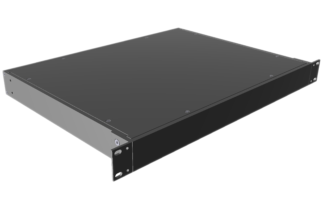 Hammond, 1 U 19 in Rack Mount Case RM Ventilated 44 mm, 422 mm 330 mm