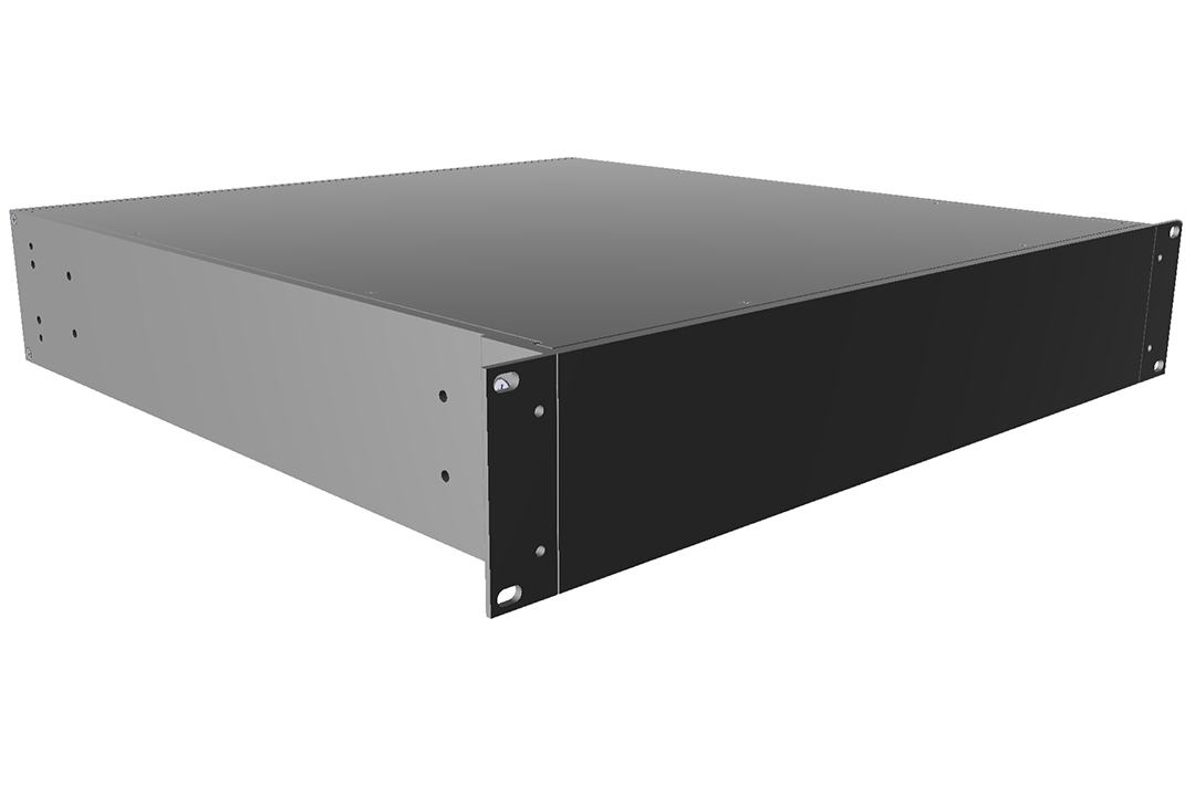 Hammond, 2 U 19 in Rack Mount Case RM Ventilated 89 mm, 422 mm 457 mm