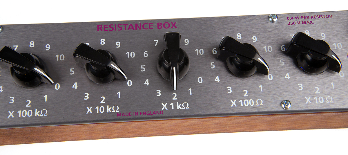 rm6 Cropico Resistance Decade Box 10 Ω, UKAS