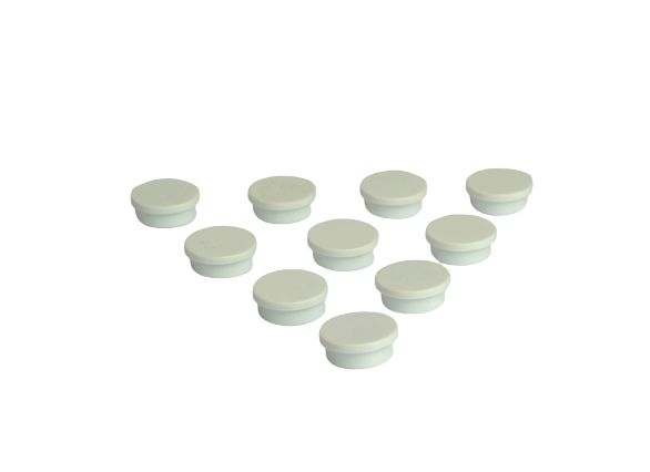 rm765w Eclipse Button Magnet 20 mm Self-Adhesive, 0.3 kg Pull 7 mm