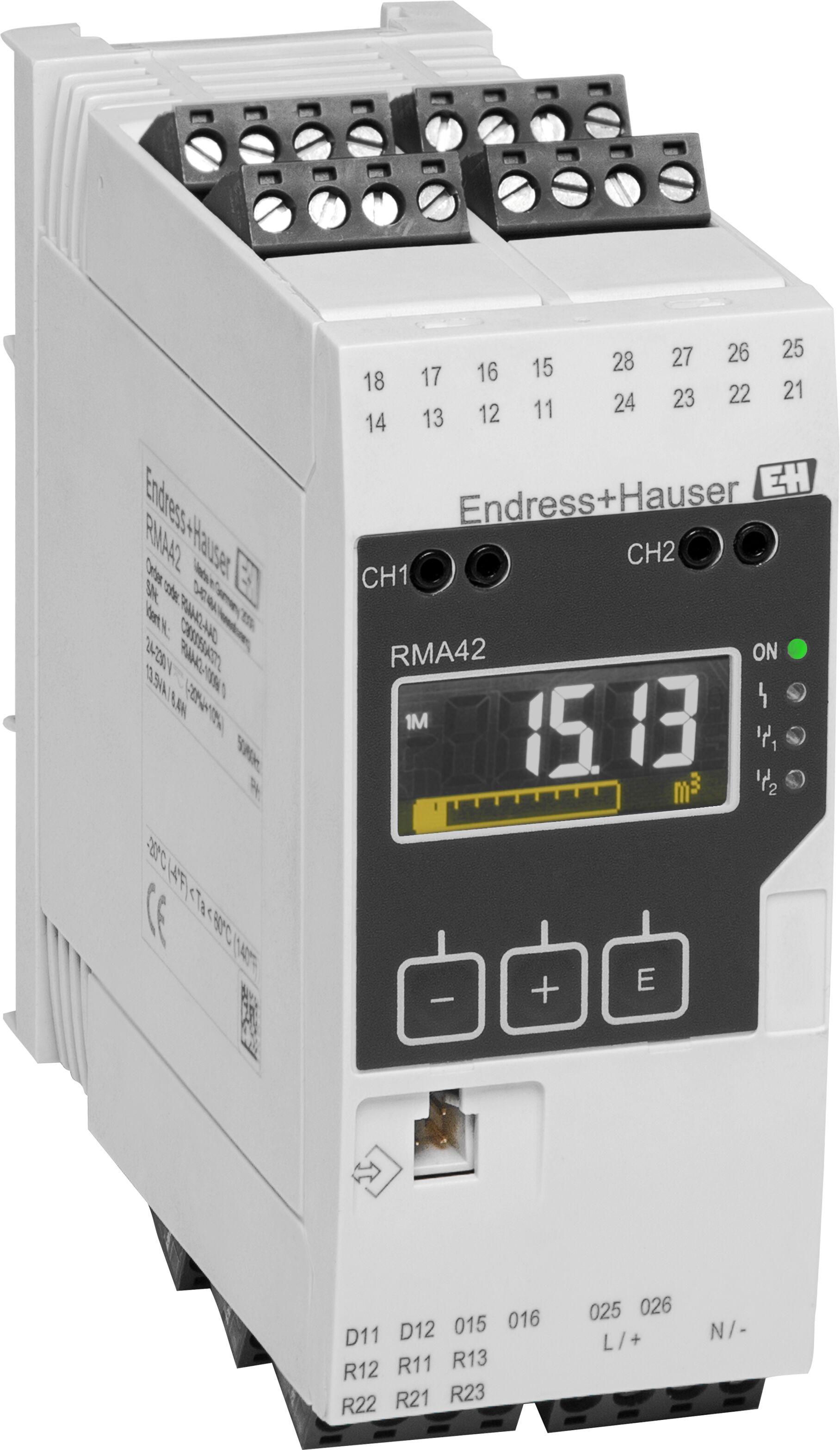 Endress+Hauser RMA42 Temperature Transmitter PT100 Input 230V
