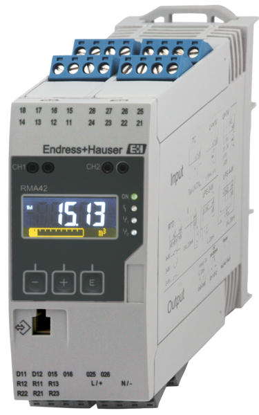 Endress+Hauser RMA42 LCD Multi-Function Panel Meters for Voltage, Current