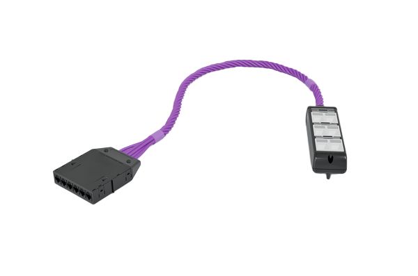 HellermannTyton Connectivity RN0 Series Cat6 6 Port RJ45 Cassette to Cassette Unshielded Violet