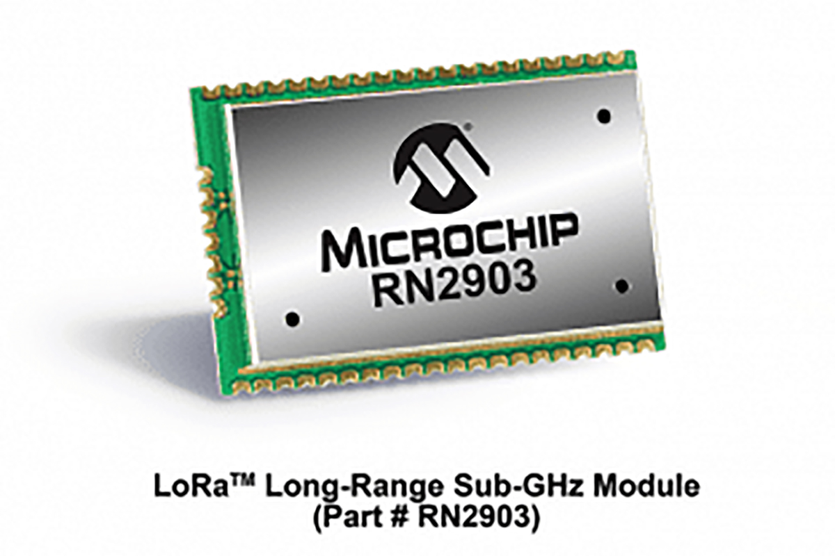 Microchip LoRa Module -146 dBm Receiver Sensitivity