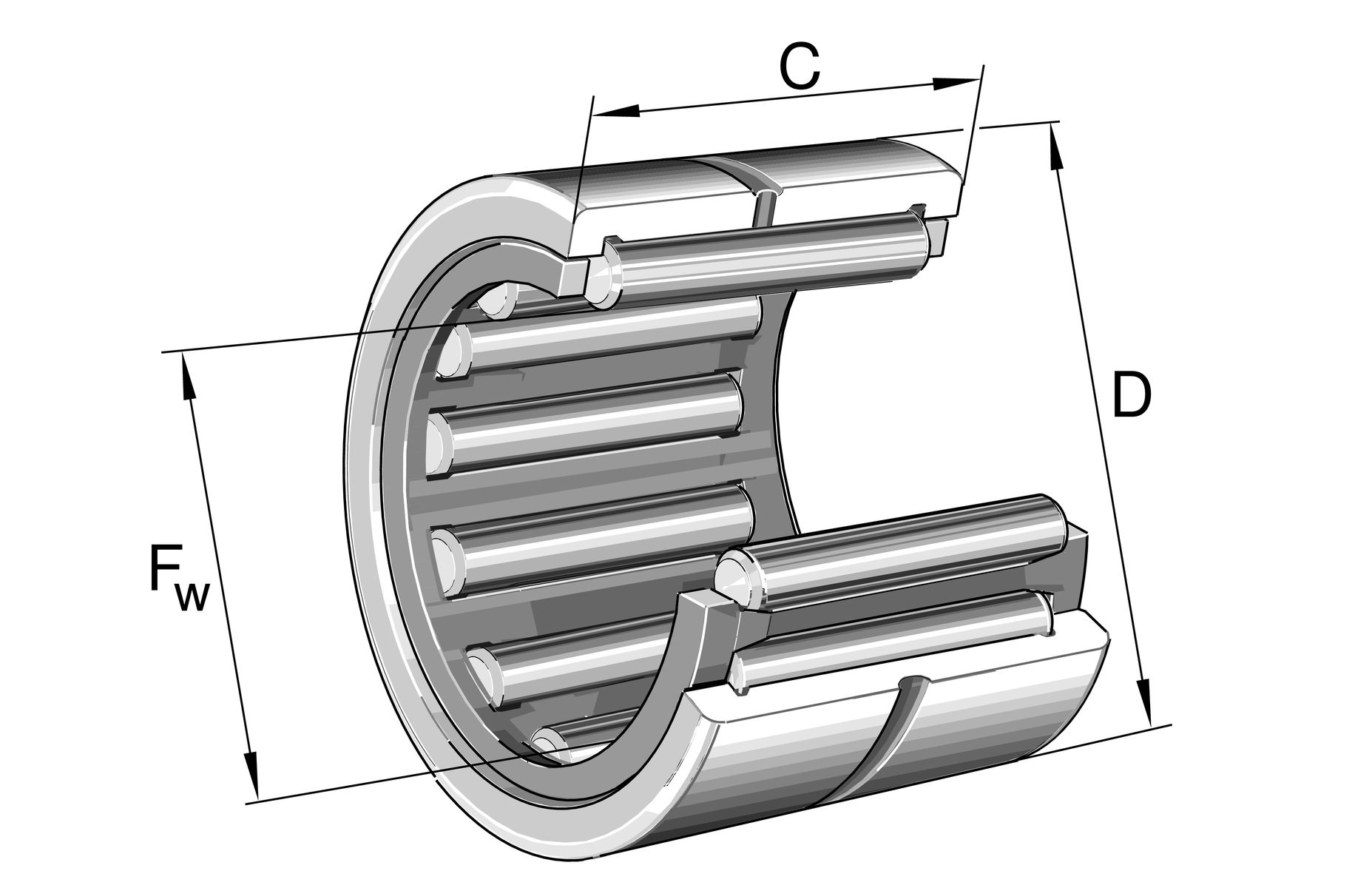 INA RNA4919-XL 110 mm ID Roller Bearing Radial Roller, 130 mm OD