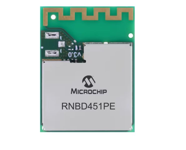 Microchip RNBD451PE-I100 Bluetooth Module 5.2