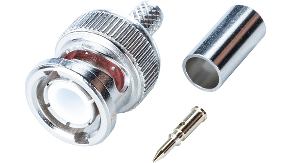 RND RND 205 Series Cable Male BNC, 50 Ω, Straight Body Crimp