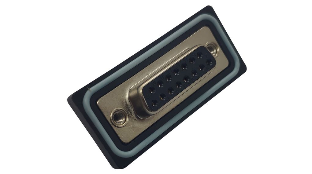 RND RND 205 15 Way Straight Solder D-Sub Connector, with Screw Lock Female