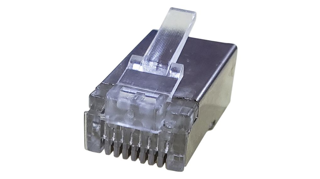 RND RND 205 Series RJ45 Connector Male, Cable, Cat6 Unshielded 1 Port 8 Way