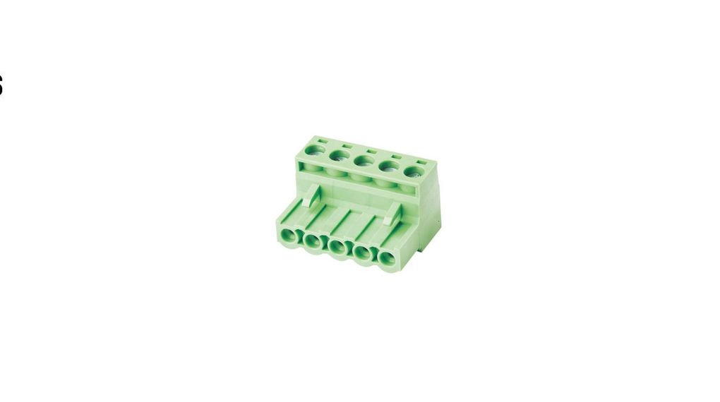 RND RND 205 Series Pluggable Terminal Block, 10-Contact, 5 mm Pitch, 1 Row, RND 205-2EDGK-5.0-10P