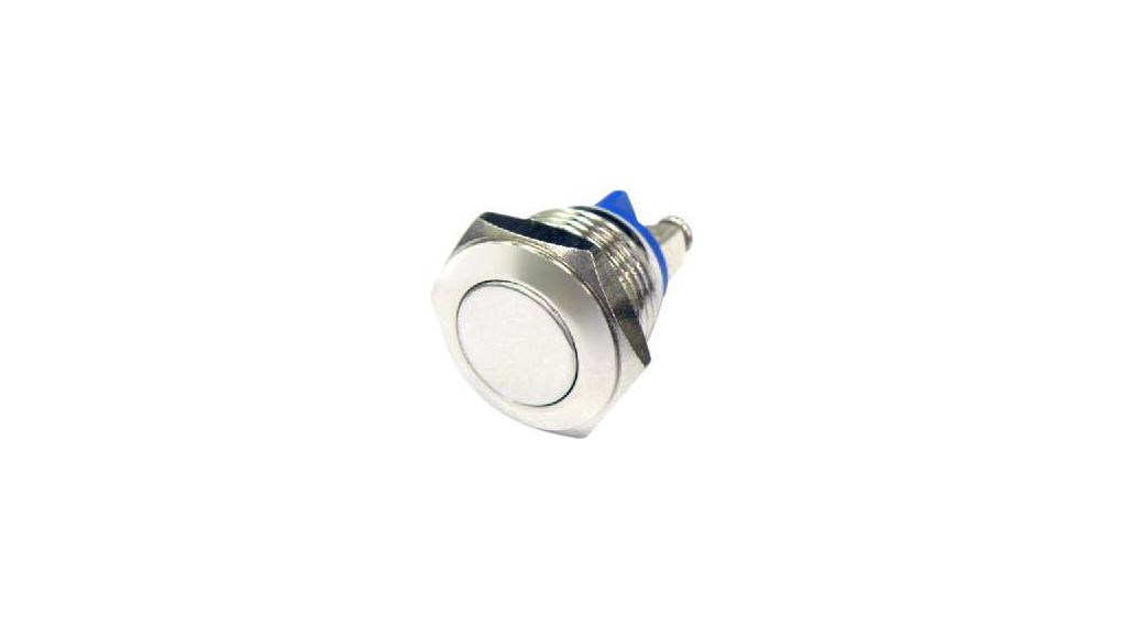 RND RND 210 Series Push Button Switch, On-Off, Panel, 19 mm Cutout, 1 NO, IP65, 36 V dc