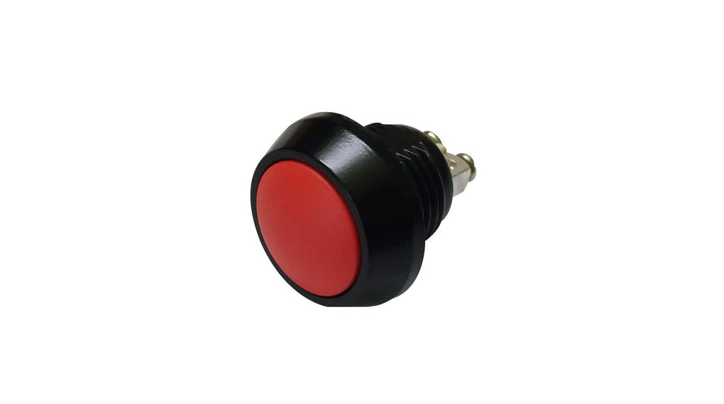 RND RND 210 Series Push Button Switch, On-Off, Panel, 12 mm Cutout, SPST, IP65, 36 V dc