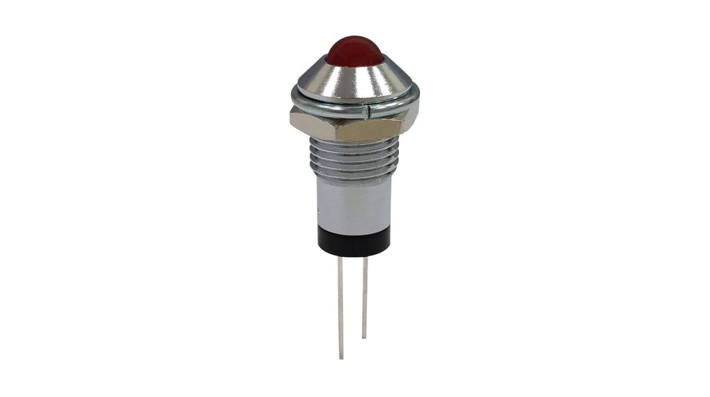 RND RND 210 Series Panel Mount Indicator, Lead Pin Termination 2.1V, 8.2 mm