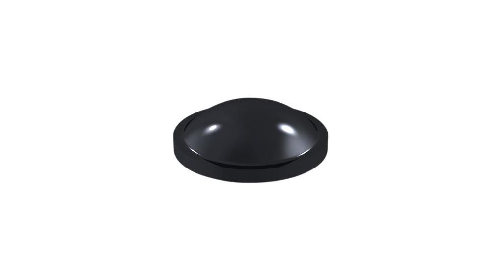 RND Hemispherical Polyurethane Non-Slip Pad, 8 mm diameter 8mm width x 8 mm length