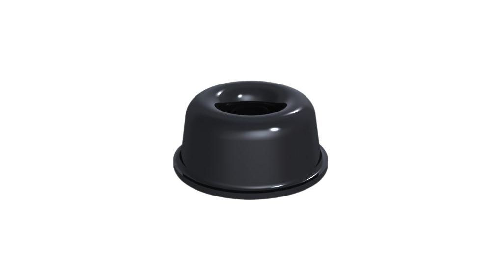 RND Circular Polyurethane Non-Slip Pad, 22.3 mm diameter 22.3mm width x 22.3 mm length