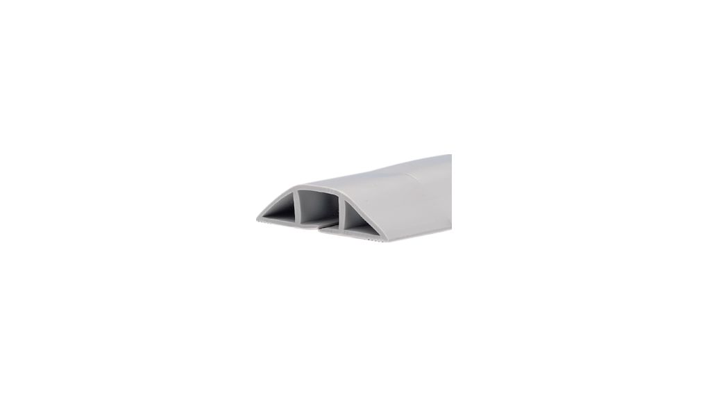 RND 1.83 m Grey Cable Cover in Polyvinyl Chloride