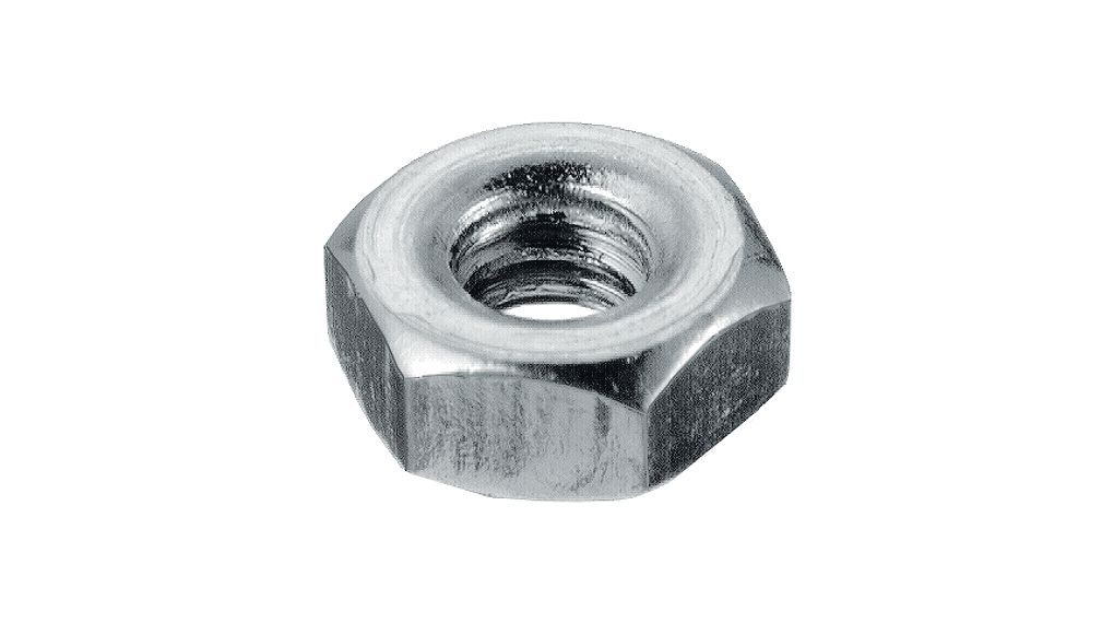 RND, Passivated Stainless Steel Stainless Steel Hex Nut M5 x 0.8, DIN 934