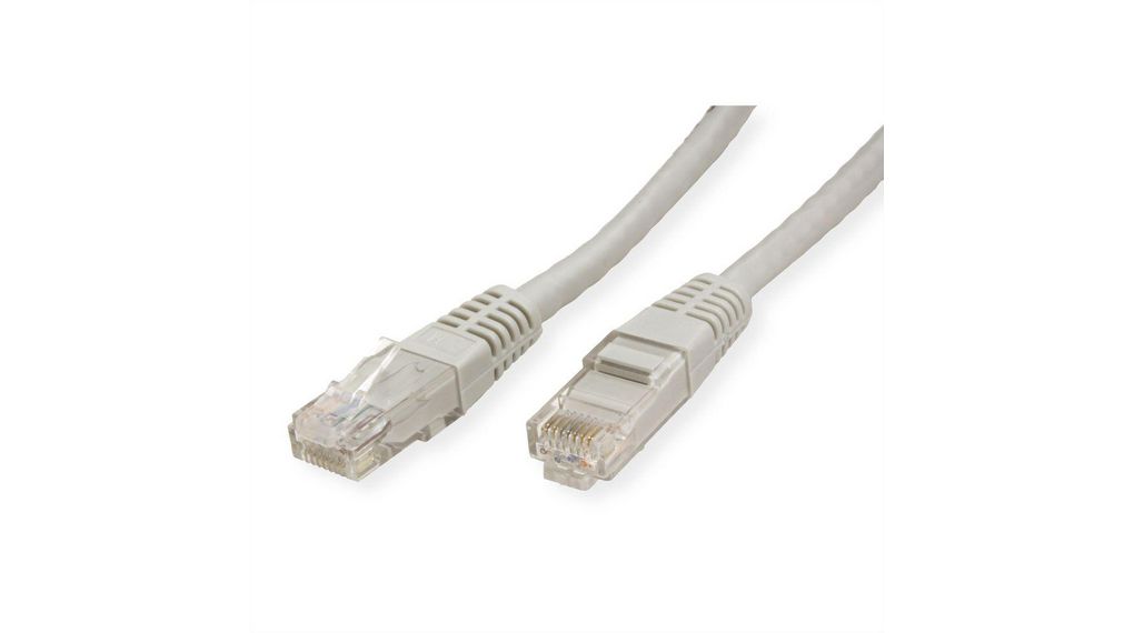 rnd-765-00178 RND RND 765, 2 m Cat5e Ethernet Cable, Grey RJ45, Straight to Male Straight Male, Unshielded Polyvinyl Chloride Sheath